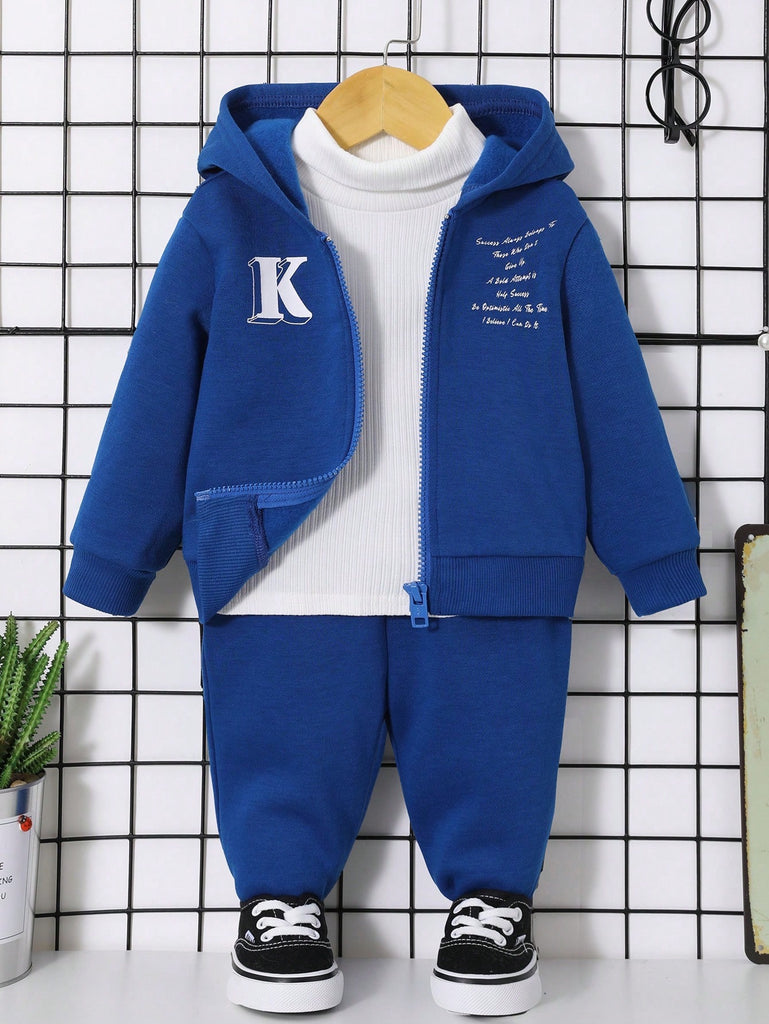 طقم شي ان ازرق سوستة