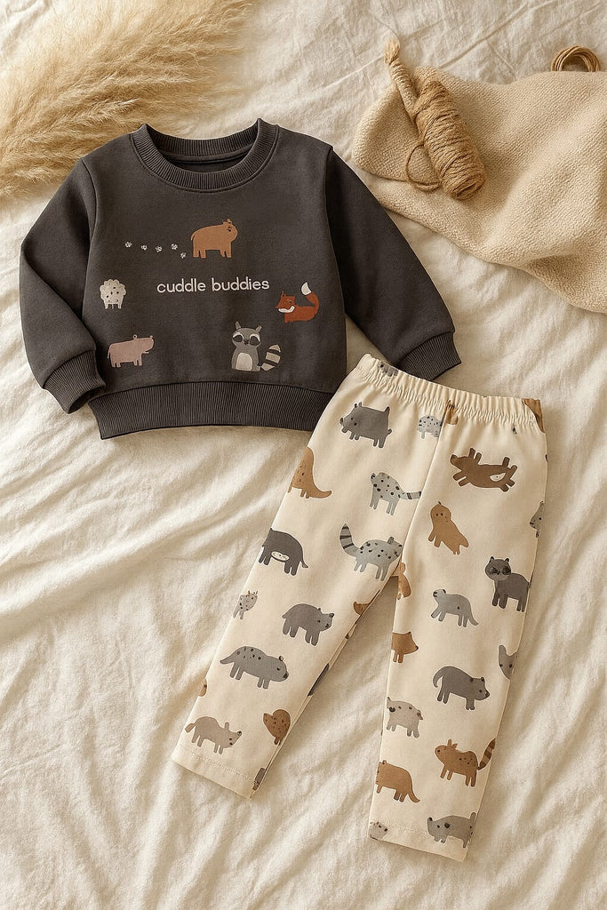 بيجاما خريفي دببة زيتي cuddle buddle