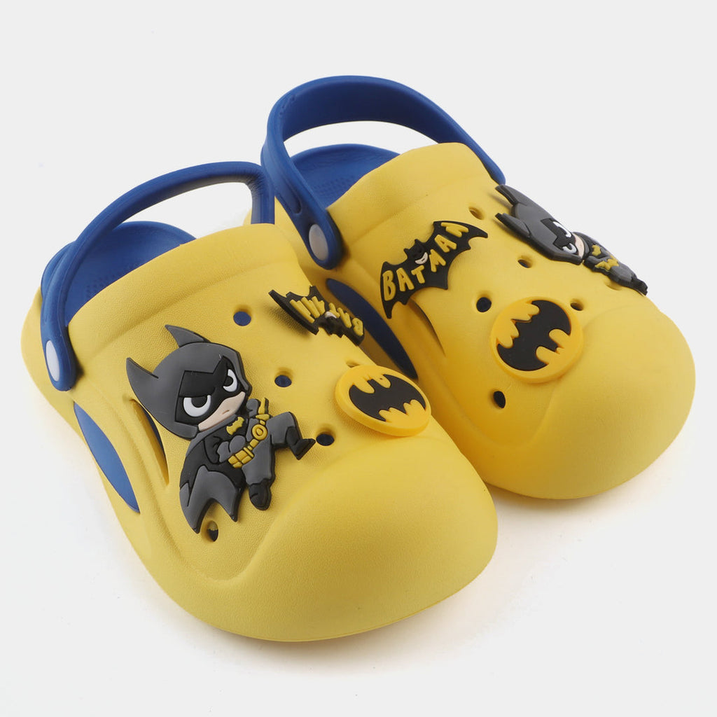 Crocs- yellow- colored- batman