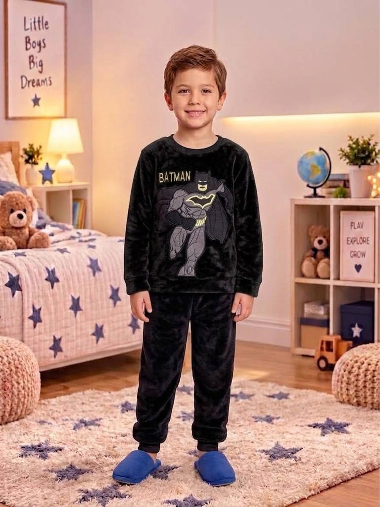 بيجامة بولار اسود batman