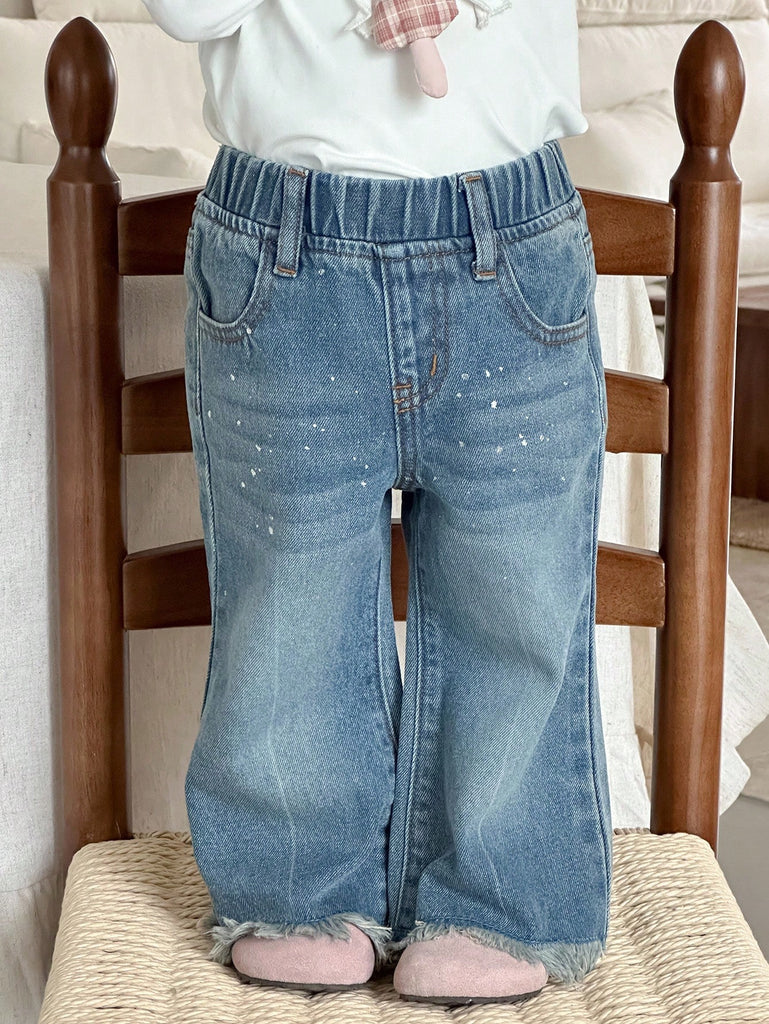 بنطلون شي ان وايدليج منقط