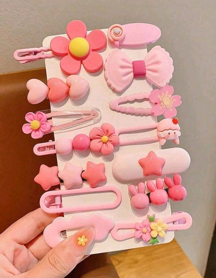 طقم 14ق توكه كليبس قلوب