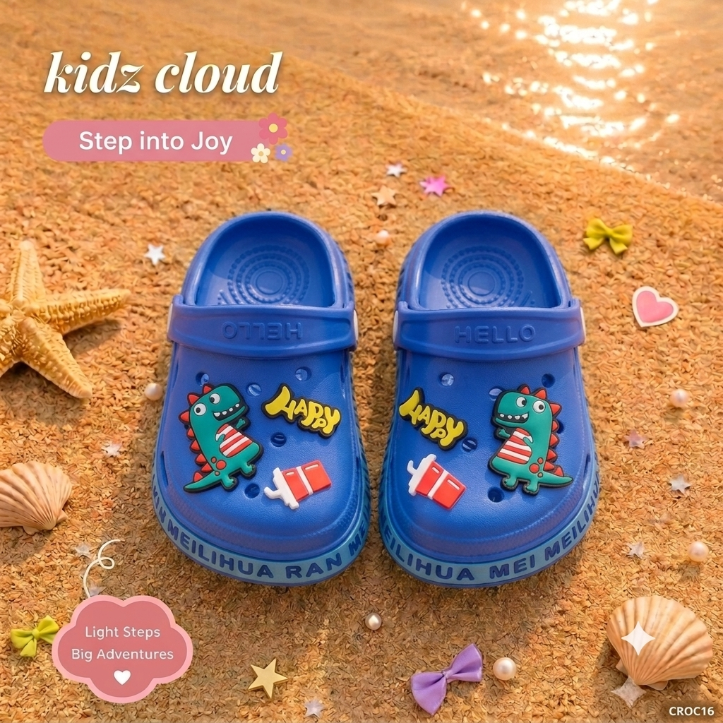 Crocs- blue- happy- crocodile