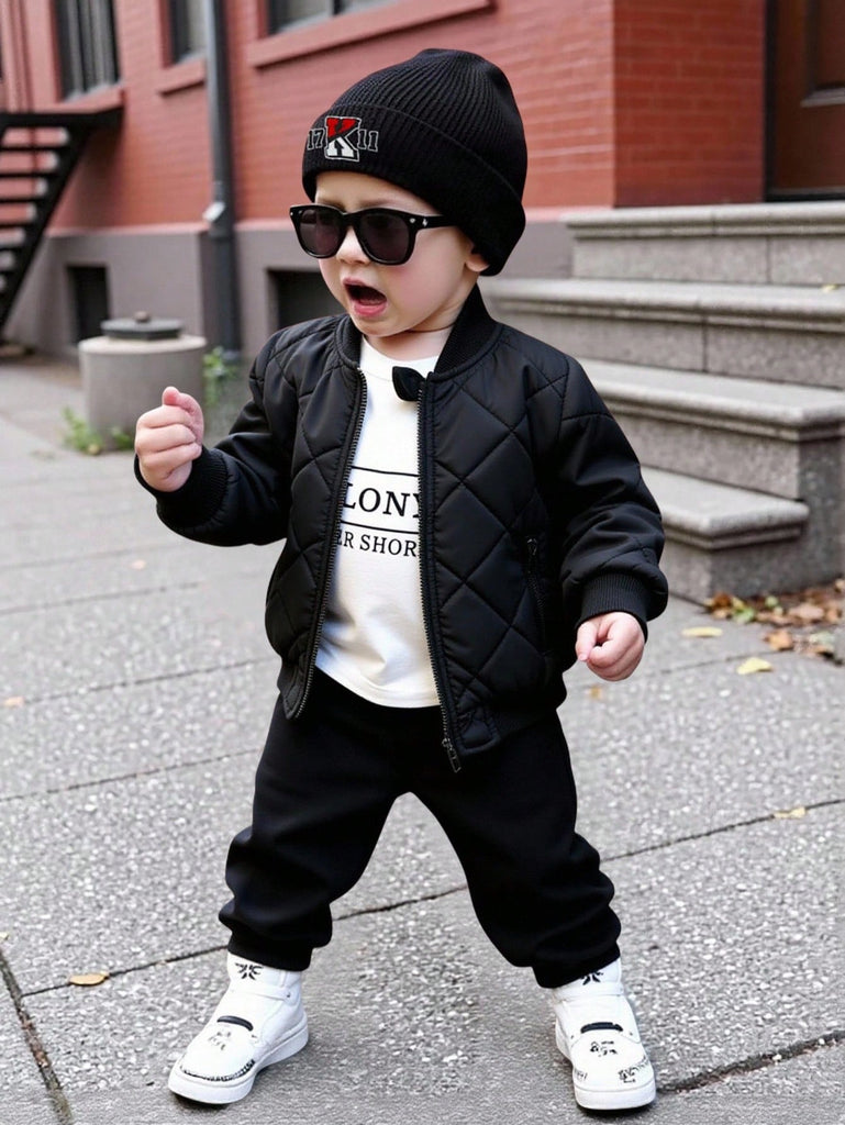 طقم شي ان 2ق اسود بامب