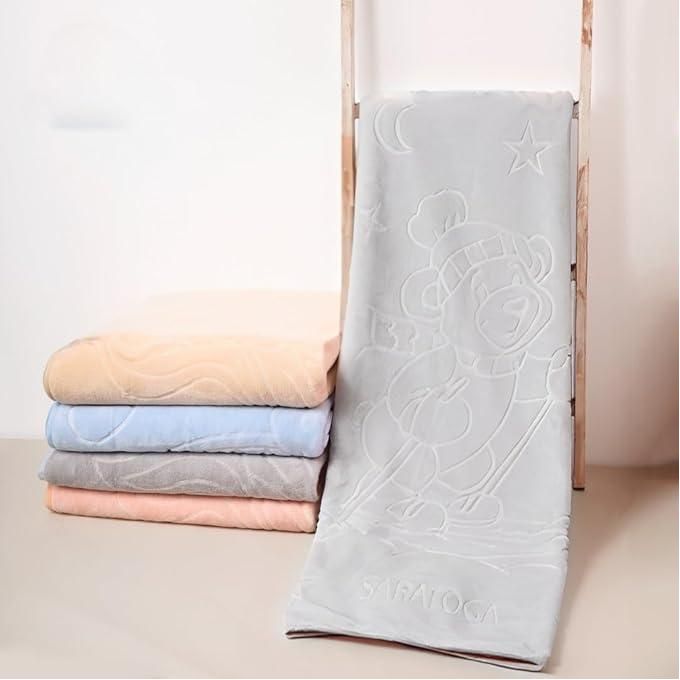 بطانية سادة قطيفة