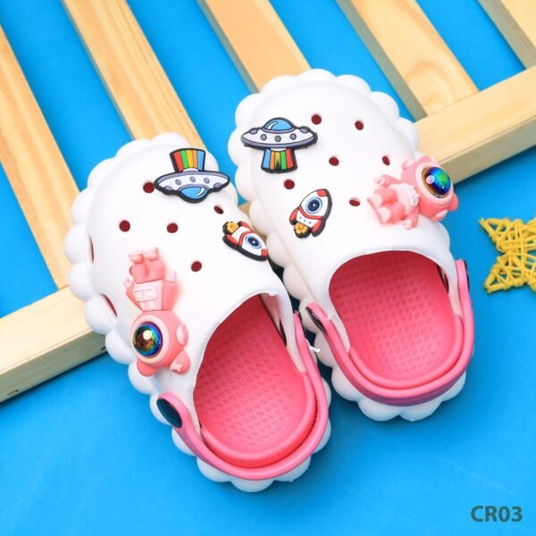 Crocs- pink- astronaut space