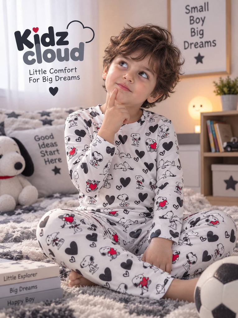دفاية قطيفة هايدي ابيض Snoopy