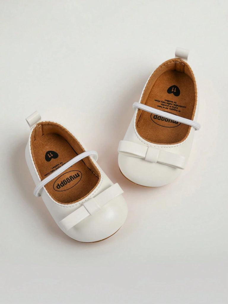 shein white elastic bow ballerina