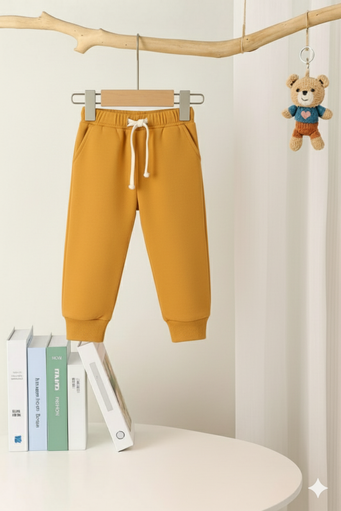 بنطلون كلاودي اصفر سادة