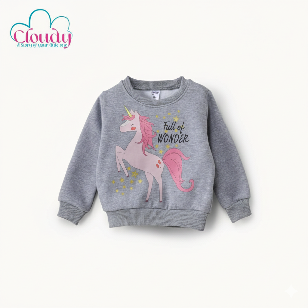 تيشيرت كلاودي رمادي يوني