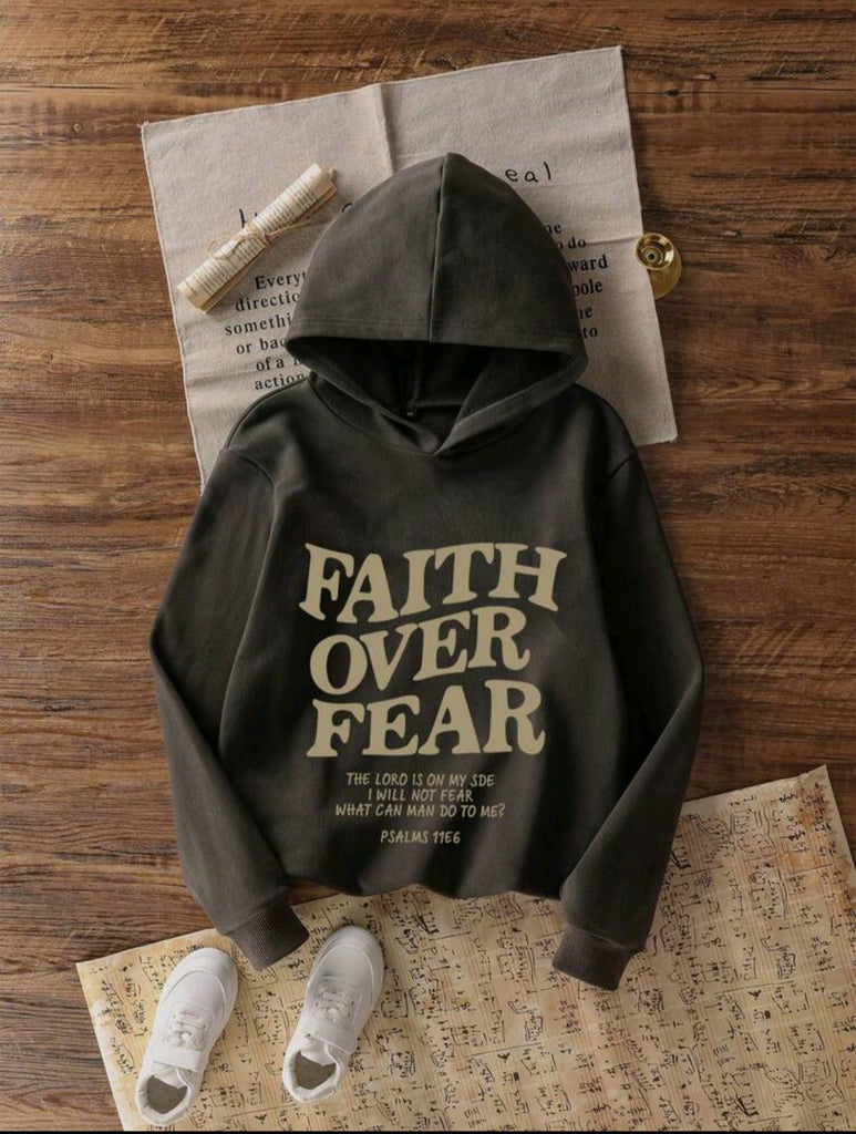 هودي شي ان رمادي faith over fear