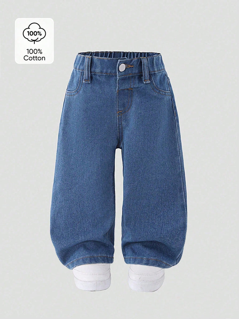 بنطلون جينز شي ان غامق زرار