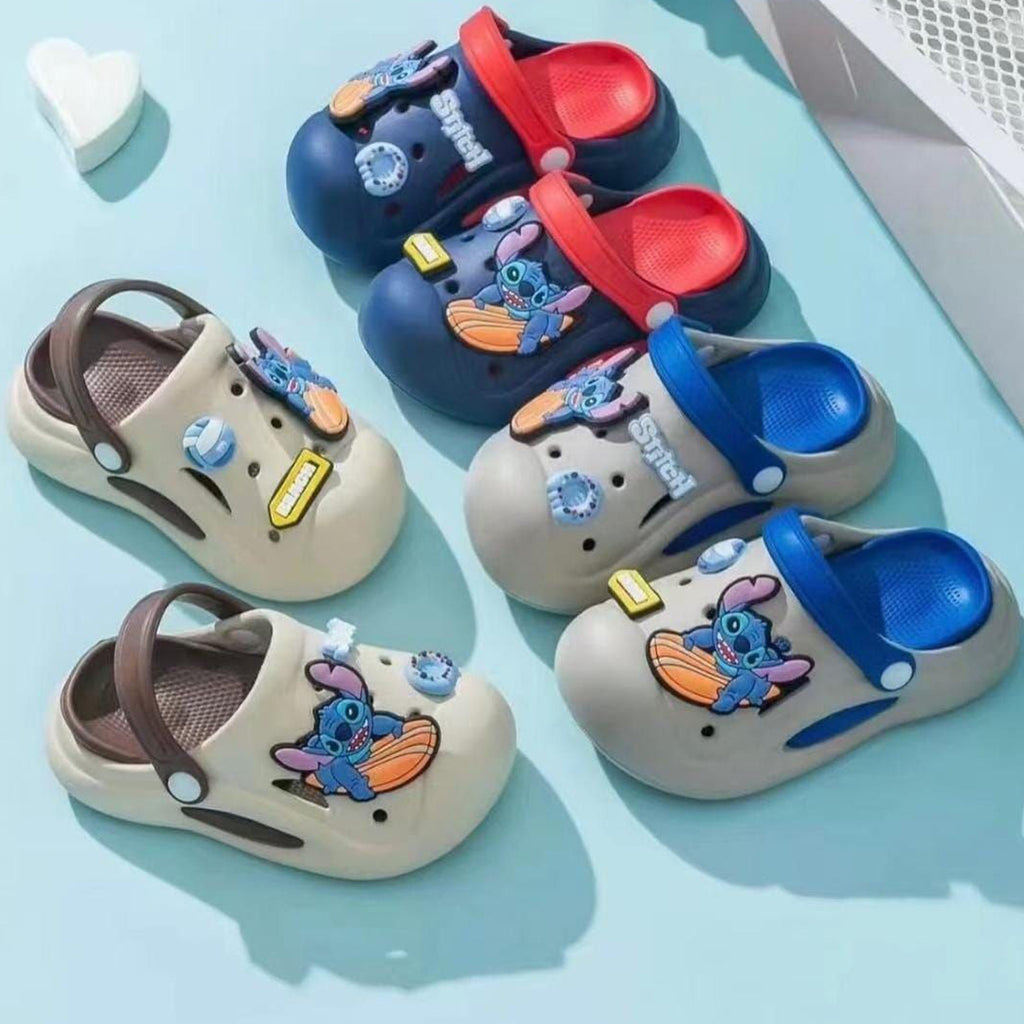 Crocs- gray- stitch