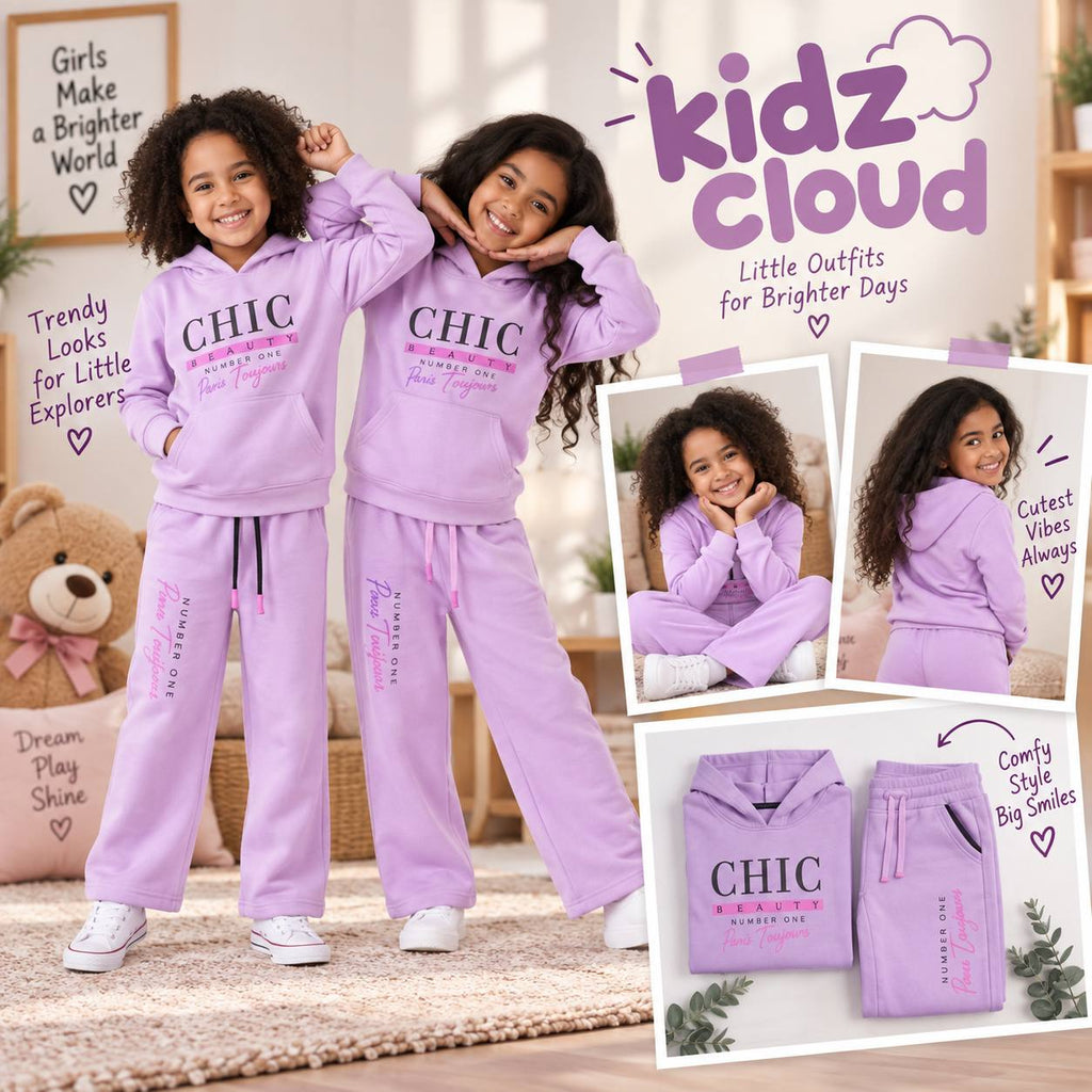 طقم سيكا مبطن موف CHIC