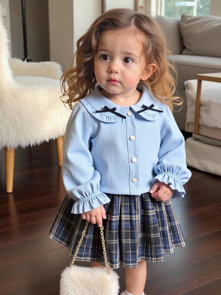 طقم شي ان لبني جيب كحلي كاروه