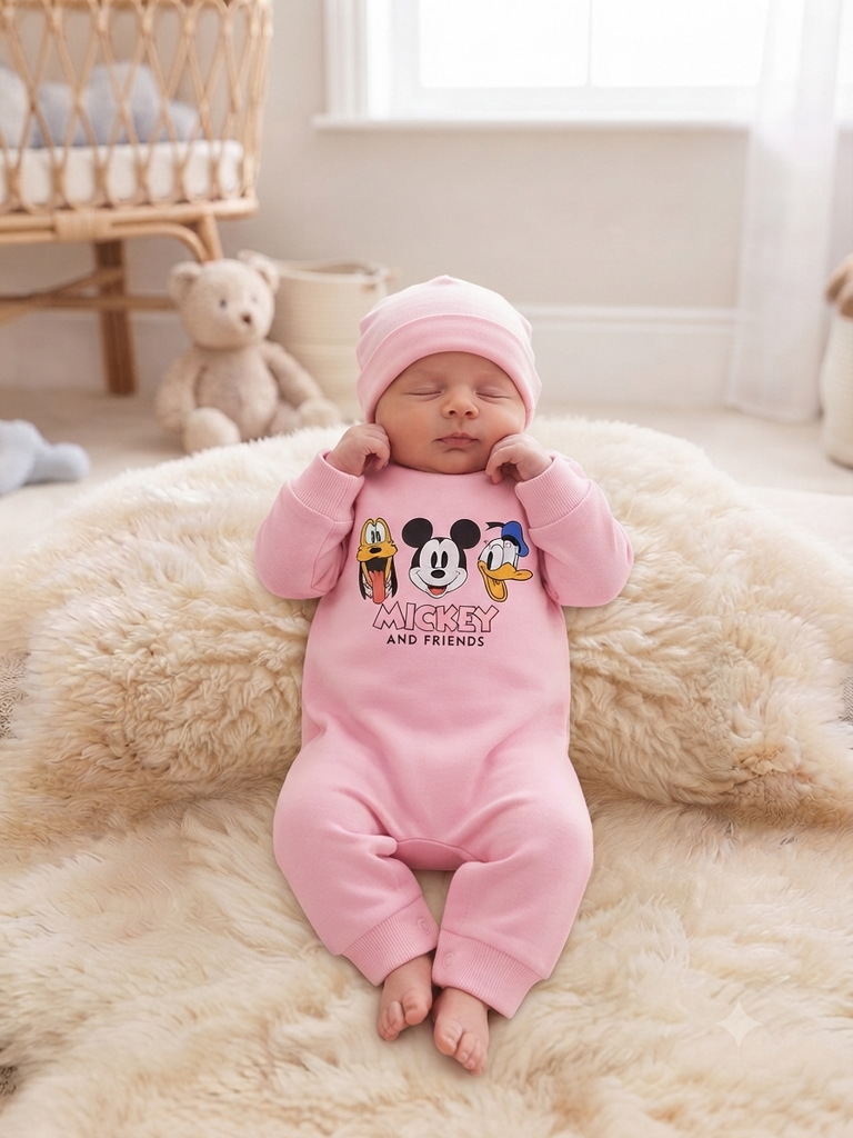 سالوبيت مبطن Mickey بينك