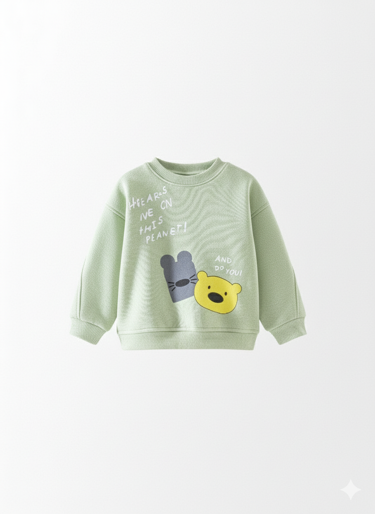 سويتشيرت سترة مينت bears