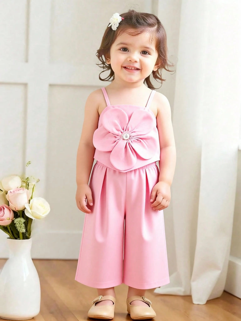 shein pink set- rosed top with pants
