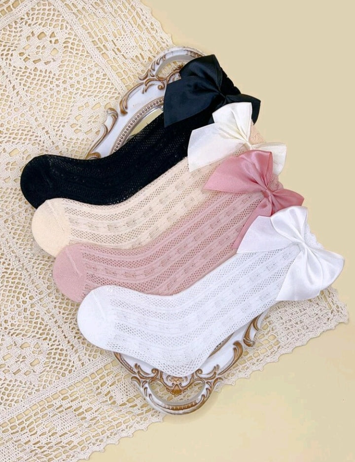 باكيت شرابات فيونكة 4ق one size