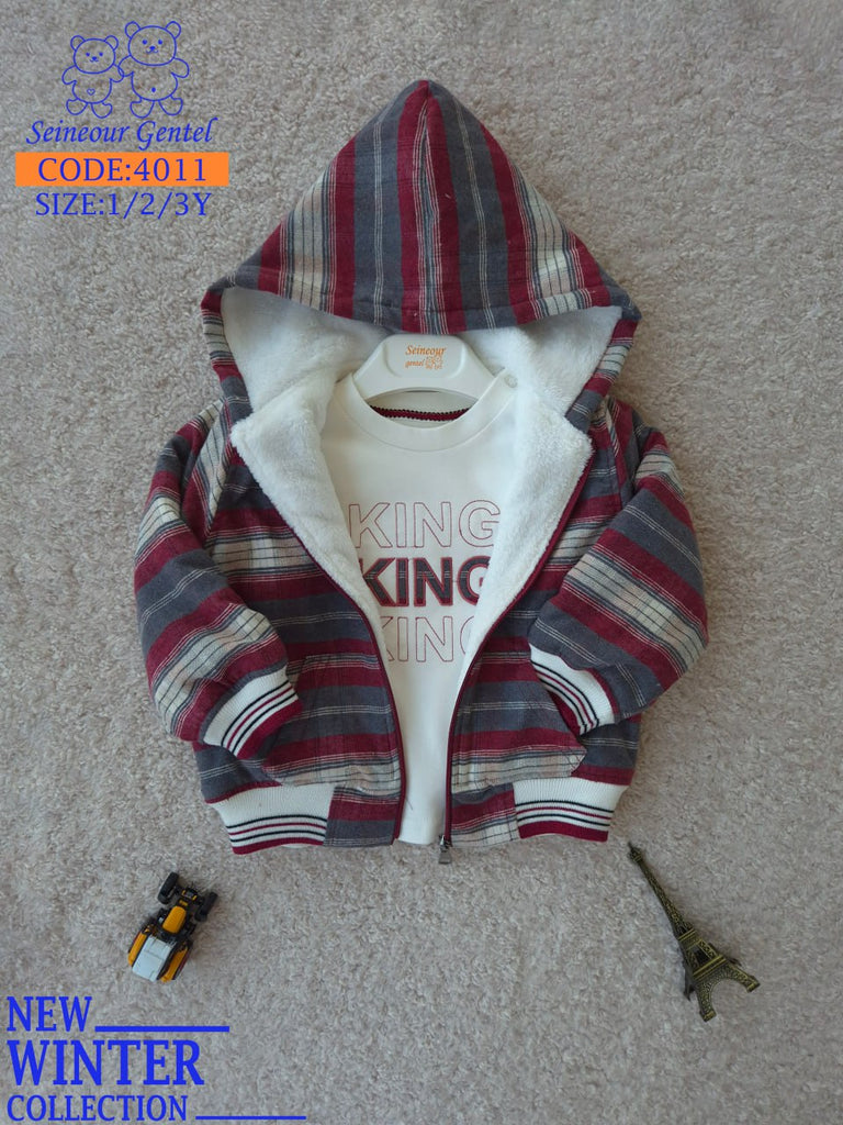 طقم سنيور كاروه احمر king