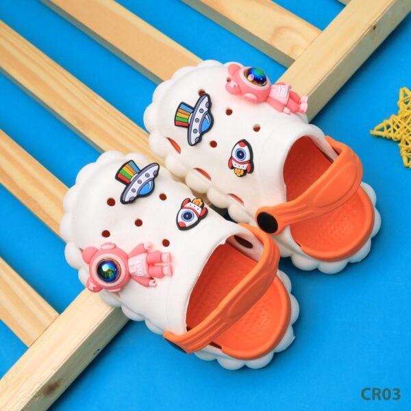 Crocs- orange- astronaut space