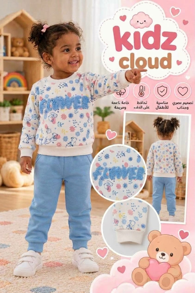 ترينج ميلتون مبطن FLOWER لبني