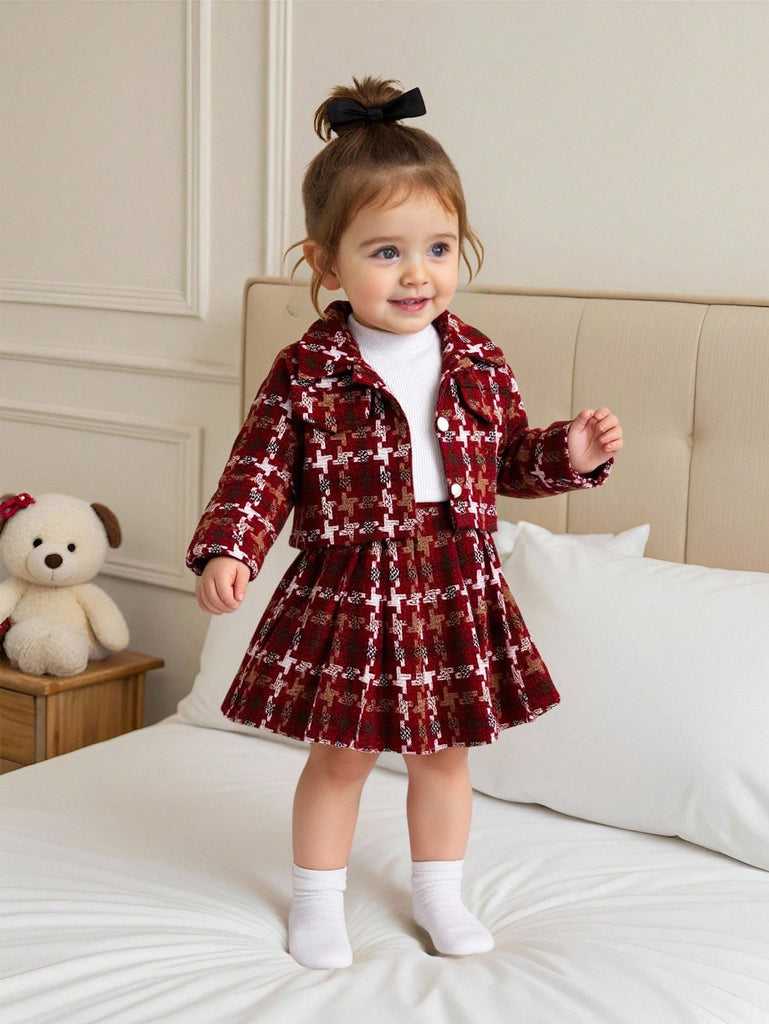 طقم شي ان جيب طوبي منقوش