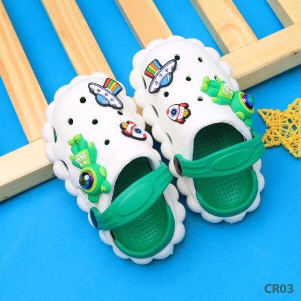 Crocs- green- astronaut space