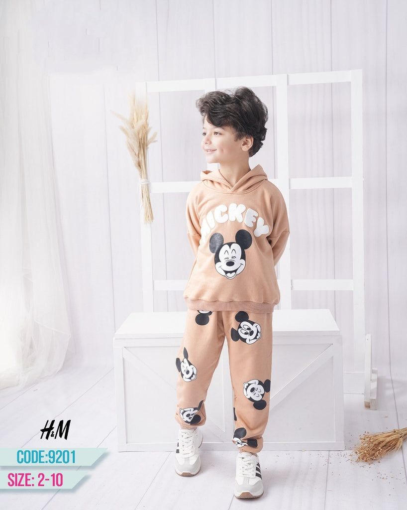 بيجاما H&M بني ميكي