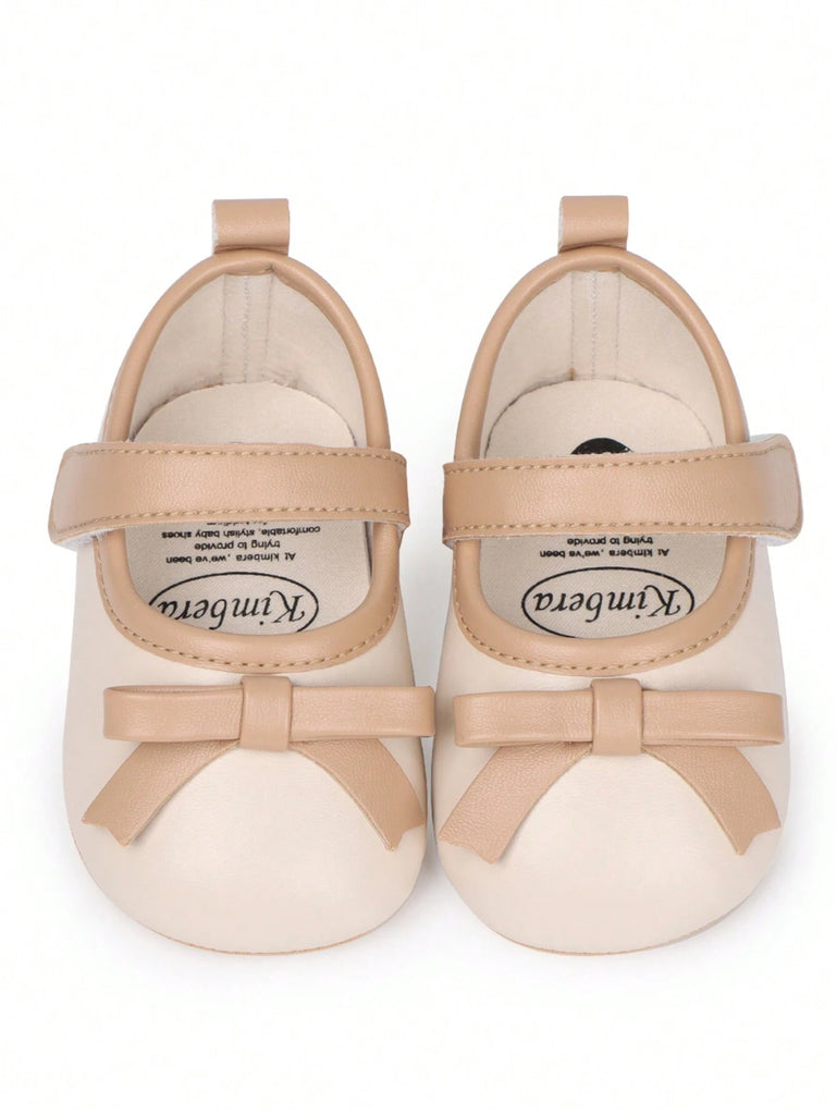 shein mocha leathered bow ballerina
