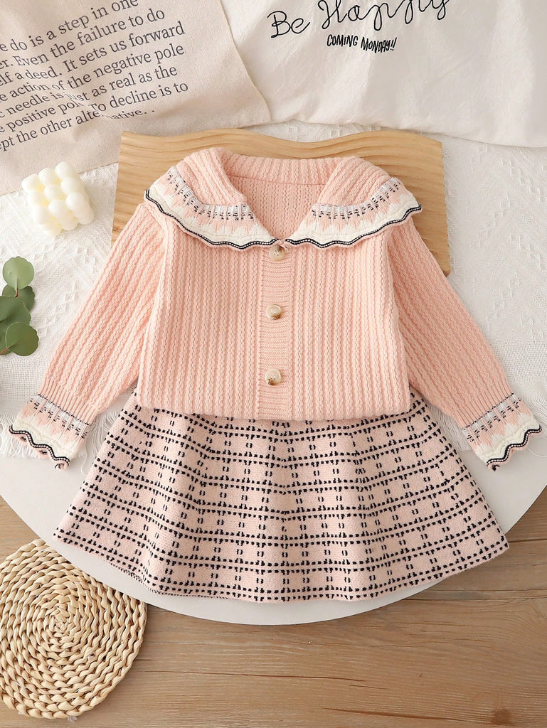 طقم شي ان تريكو جيب نقوش سيموني