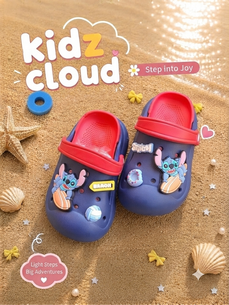 Crocs- royal blue- stitch