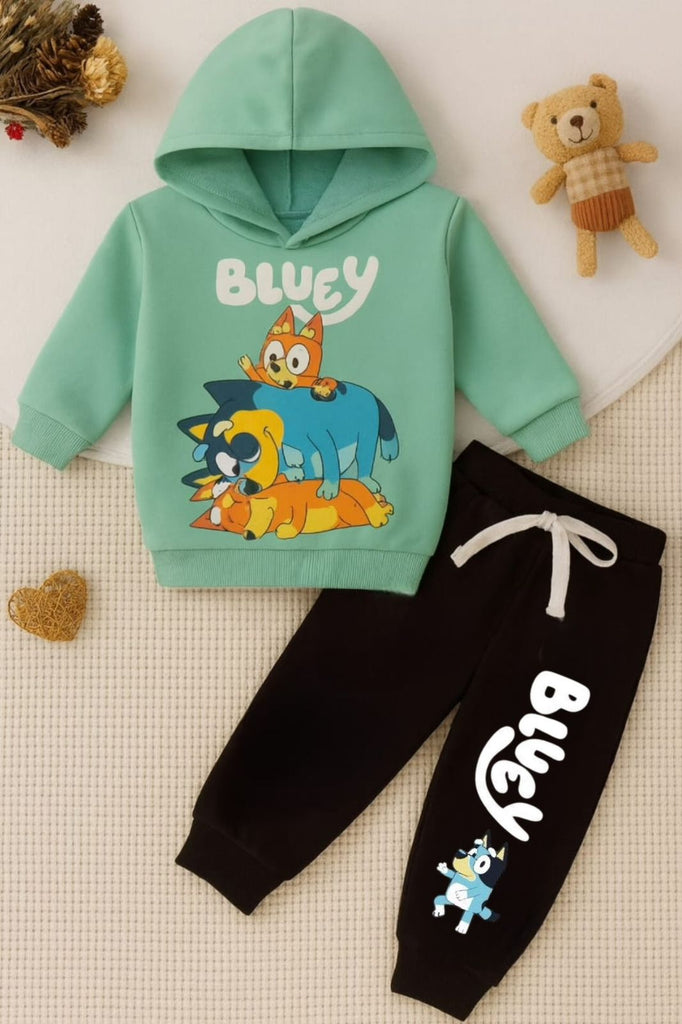 طقم كلاودي فيروزي Bluey