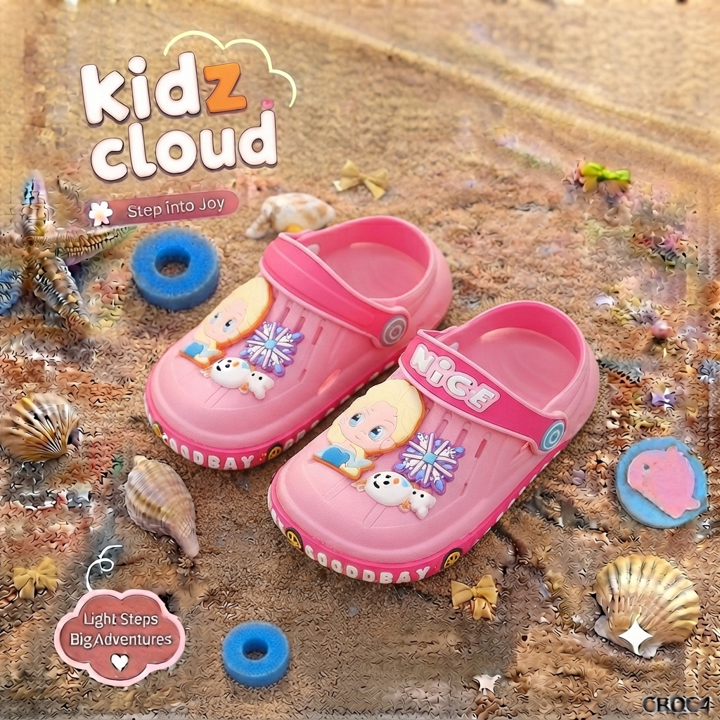 Crocs- fuschia- Elsa- nice