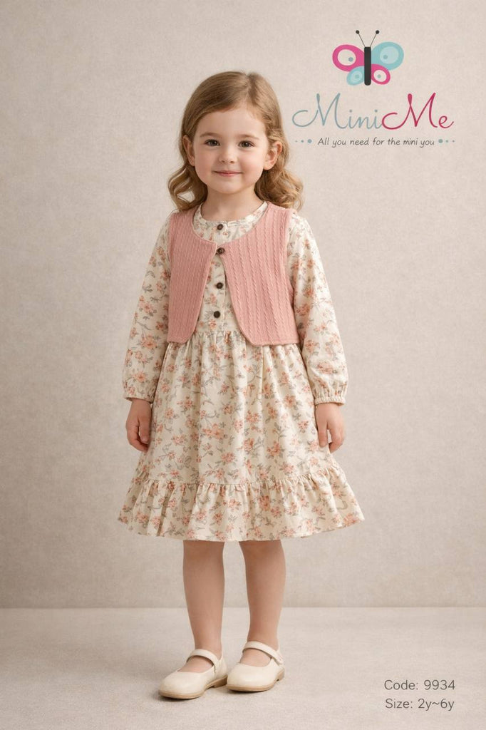 دريس ميني مي مشجر+توب كشمير