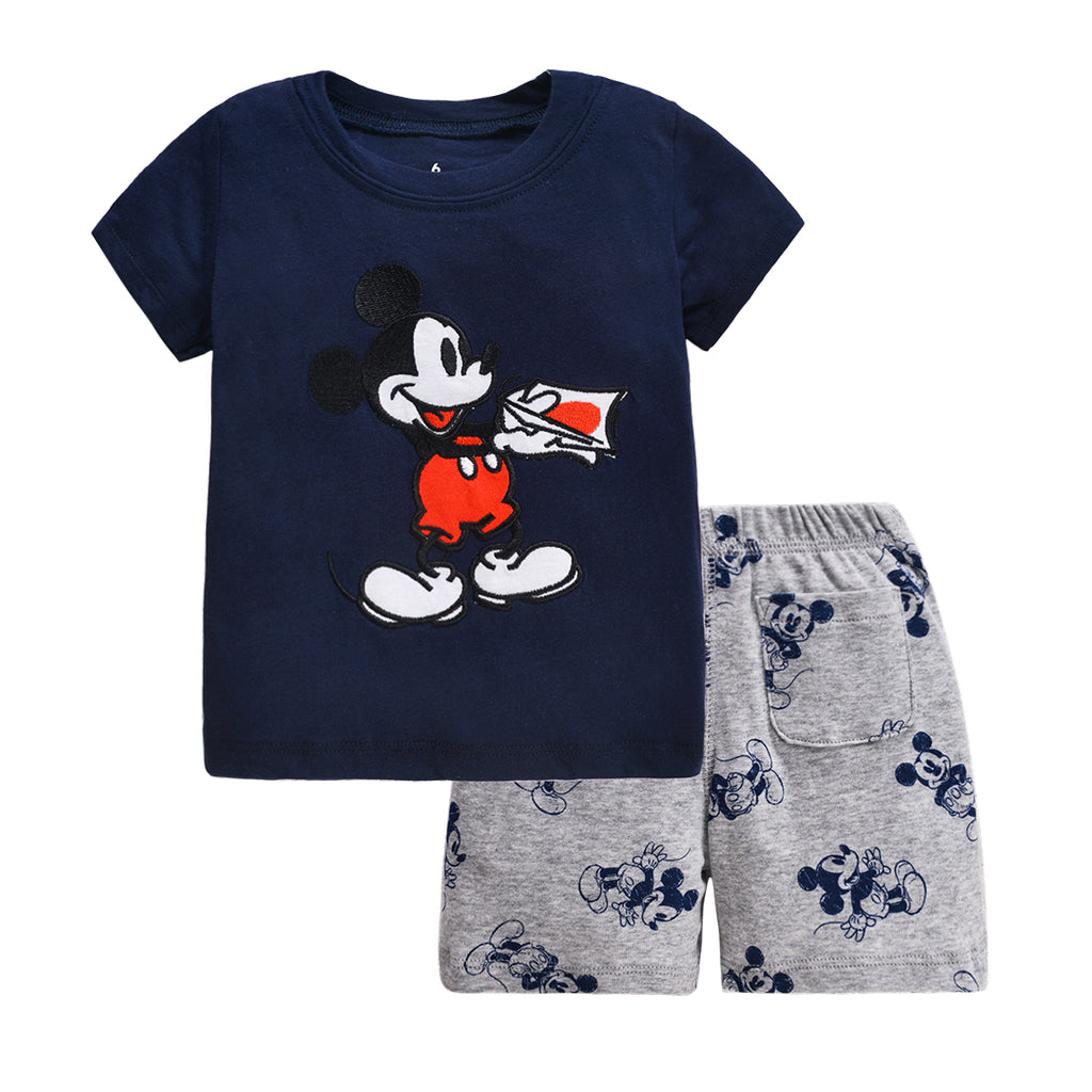 طقم كارترز 2ق كحلي ميكي