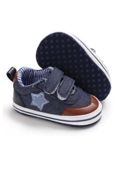 Shoes blue brown